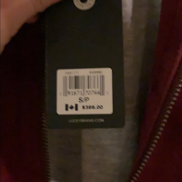NWT Lucky Brand Sued moto jacket - Picture 6 of 7